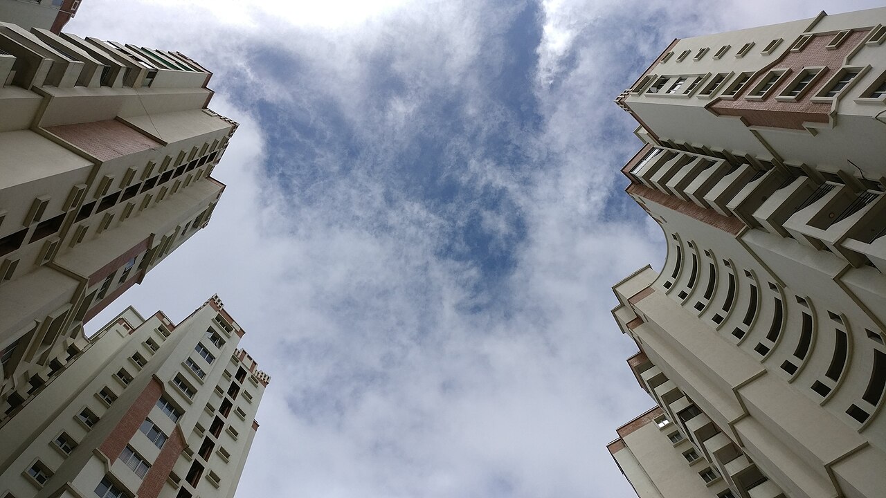 Residential apartment facade